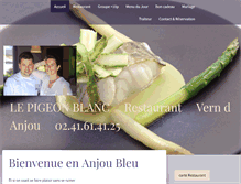 Tablet Screenshot of lepigeonblanc.com